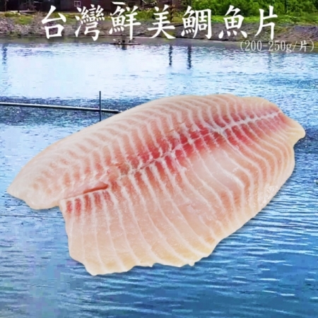 【賣魚的家】大片鮮美鯛魚片（200-250g/片）-5片組
