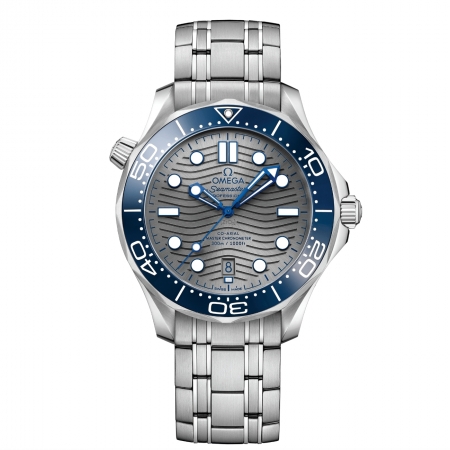 【歐米茄】OMEGA 新款灰面波浪紋海馬鏈帶款/42mm 手錶
