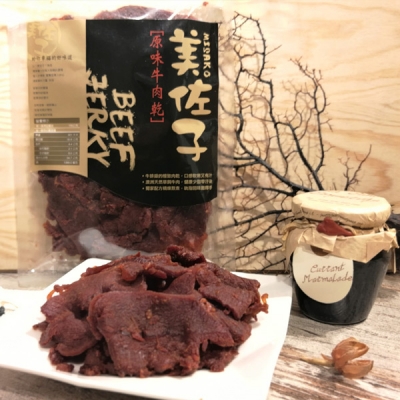 美佐子．肉乾系列-原味牛肉乾（200g/包，共2包）