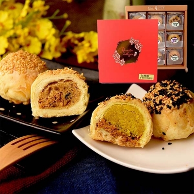 麻吉爸．印加果油酥餅9入禮盒（純素附提袋）（口味任選）