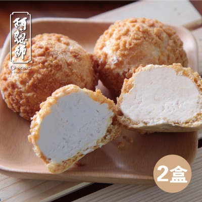 阿聰師．北海道鮮奶泡芙（32g×6入）×2盒-冷凍配送