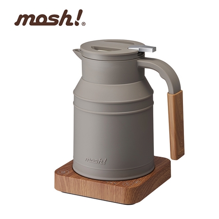 日本mosh!溫控電水壺 M-EK1 BR 咖啡棕