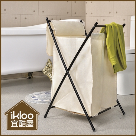 【ikloo】台製大容量髒衣收納籃/置物籃