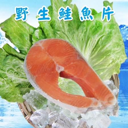 【賣魚的家】鮮味十足野生鮭魚片10片組（100g±5%/片/5片/包）共2包