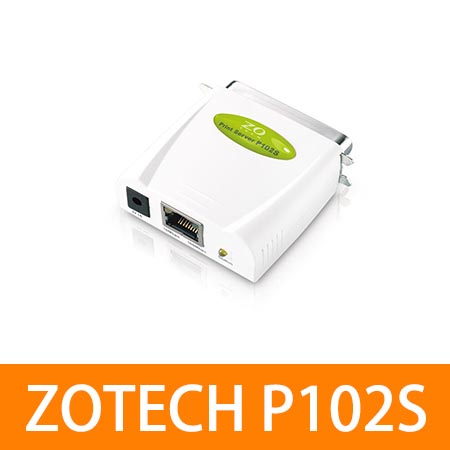 零壹 ZOTECH P102S 1埠 Parallel 10/100M 家用平行埠印表伺服器