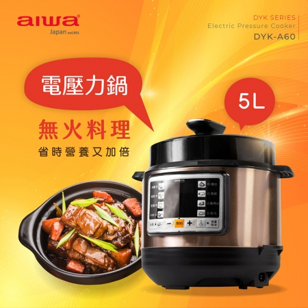 【AIWA 愛華】5L多功能電壓力鍋 DYK-A60
