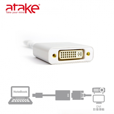【ATake】Type-C轉DVI轉換器