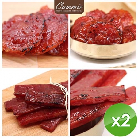 【cammie】超涮嘴厚切口感團圓肉乾（200g/包）-2入組