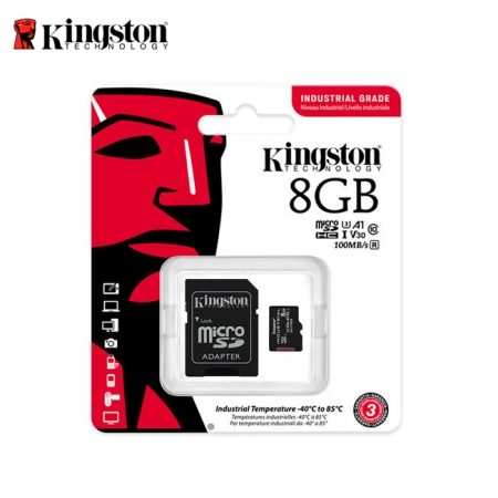 金士頓 INDUSTRIAL microSD U3 V30 工業用 高耐用 8GB 記憶卡 （KTSDCIT2-8G）