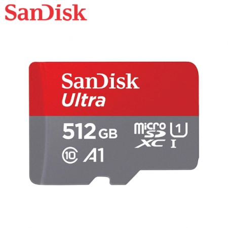 SanDisk Ultra A1 microSD UHS-I 512GB 手機 記憶卡 TF卡 傳輸速度最高150MB/s （SD-SQUAC-512G）