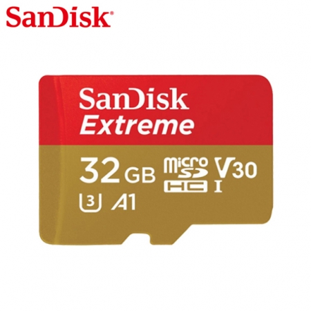 SanDisk Extreme microSD UHS-I 32GB 記憶卡 U3 V30 100MB/s （SD-90M-A1-32G）