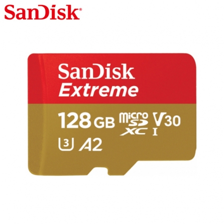 SanDisk Extreme A2 microSD UHS-I 128GB 記憶卡 U3 V30 讀取速度190MB/s （SD-SQXAA-128G）