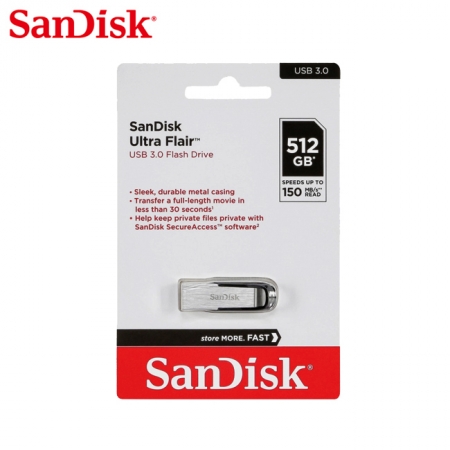 SanDisk CZ73 Ultra Flair USB 3.0 512GB 高速隨身碟 150MB/s（SD-CZ73-512G）