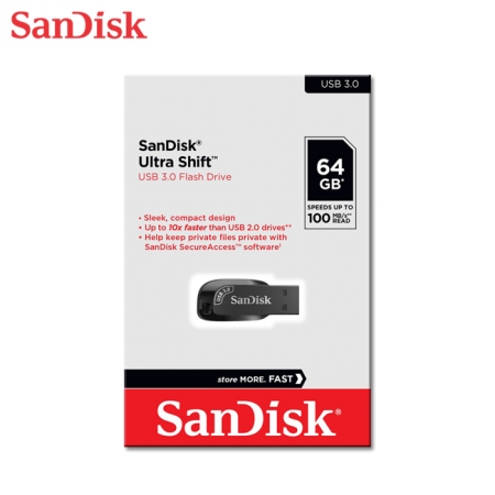 SanDisk CZ410 Ultra Shift 64GB USB 3.0 高速 100MB/s 隨身碟（SD-CZ410-64G）