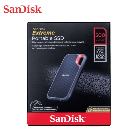 SanDisk 500GB Extreme V2 SSDE61 USB-C 行動固態硬碟 SSD 外接硬碟（SD-SSDE61-500G）