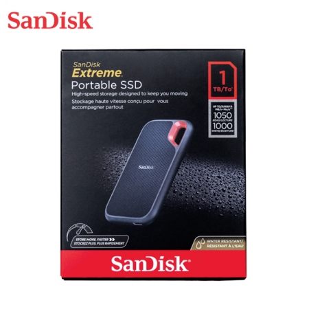 SanDisk 1TB Extreme V2 SSDE61 USB-C 行動固態硬碟 SSD 外接硬碟（SD-SSDE61-1TB）