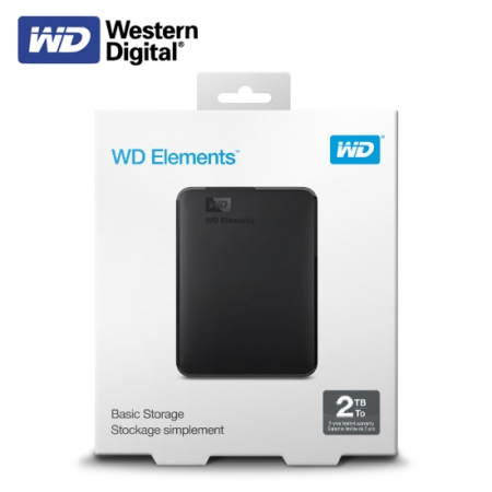 Western Digital 威騰 2TB WD Elements Portable 2.5吋 外接式硬碟 保固公司貨（WD-EMT-2TB）