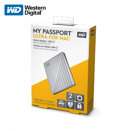 Western Digital 威騰 My Passport Ultra 2TB 2.5吋 行動硬碟 炫光銀（WD-MYPTU-S-2TB）