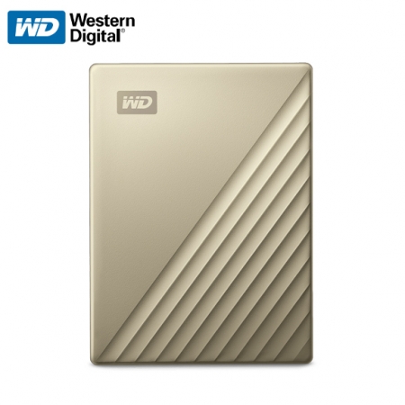 Western Digital 威騰 My Passport Ultra 4TB 2.5吋 行動硬碟 霧面金（WD-MYPTU-G-4TB）