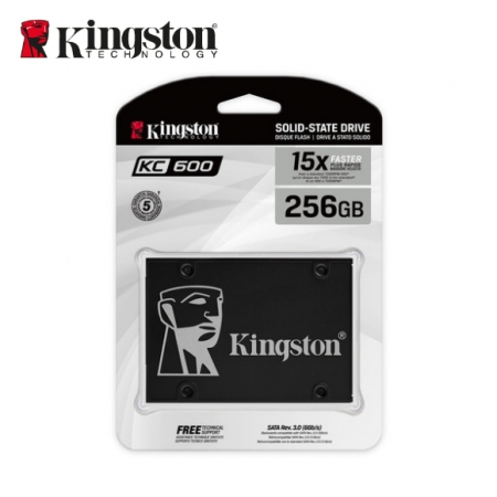 Kingston 金士頓 KC600 256GB 2.5吋 固態硬碟 SATA3 SSD （KT-SKC600-256G）