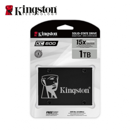 Kingston 金士頓 KC600 1TB 2.5吋 固態硬碟 SATA3 SSD （KT-SKC600-1TB）