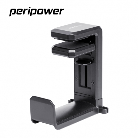 peripower MO-02 桌邊夾式頭戴型耳機架  （黑色）