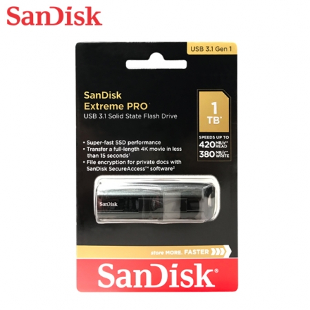 SanDisk Extreme Pro CZ880【1TB】USB3.2 固態隨身碟 終身保固（SD-CZ880-1TB）