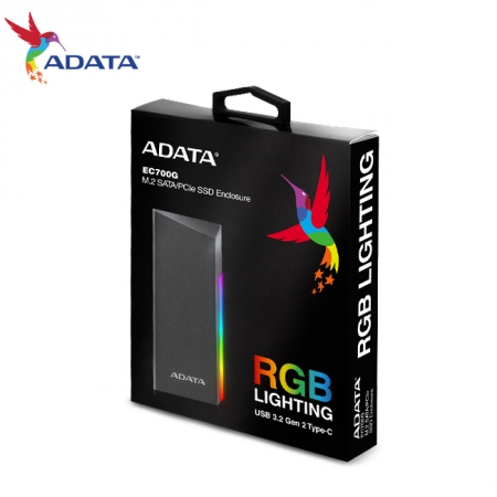 ADATA 威剛 EC700G M.2 PCIe/SATA 固態硬碟外接盒 （AD-EC700G）