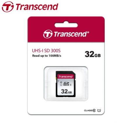 創見 Transcend SDHC 300S UHS-I 32GB 相機專用記憶卡 （TS-SD300S-32G）