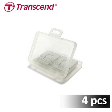 創見 Transcend 4片裝 多功能記憶卡收納盒 記憶卡保存盒 原廠公司貨 （TS-SDBOX-4P）