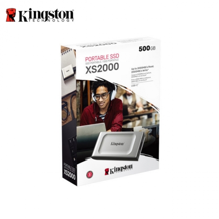 金士頓 Kingston XS2000 500G 外接式 高速行動固態硬碟 SSD 口袋型外觀 （KT-SXS2000-500G）
