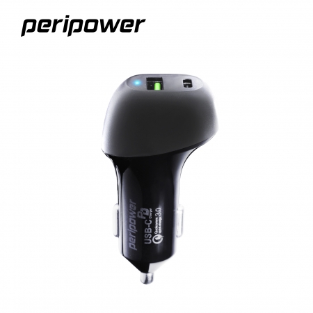 peripower PS-U16 極速 Type-C PD ＋ QC 3.0 雙 USB 車充