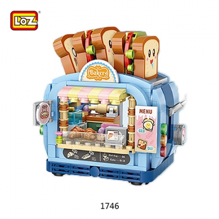 LOZ mini 鑽石積木-1746 麵包店