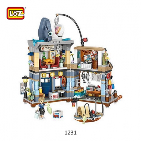 LOZ mini 鑽石積木-1231 水產店
