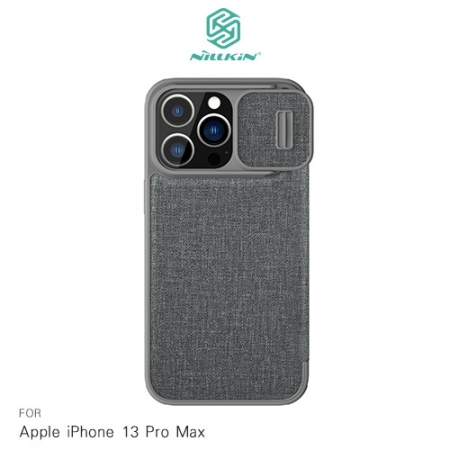 NILLKIN Apple iPhone 13 Pro Max 秦系列 Pro 皮套（布紋款）
