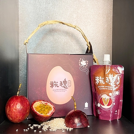 台灣農創 糀穗-百香果米麹釀禮盒（120ml/包x10入）
