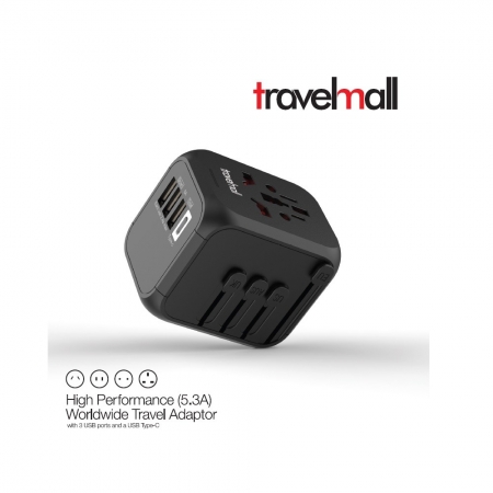 【旅遊特惠49折免運】Travelmall Switzerland 全球高效能 （5A）轉接器