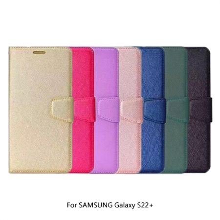 ALIVO SAMSUNG Galaxy S22＋ 蠶絲紋皮套