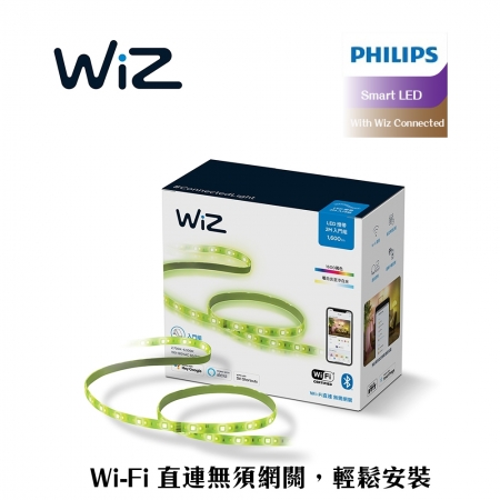 PHILIPS 飛利浦 Wi-Fi WiZ 智慧照明 2M全彩燈帶（PW001）