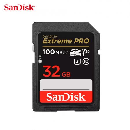 SanDisk Extreme PRO SDHC UHS-I 32GB 相機記憶卡 V30 U3 專業攝影高速記憶卡 （SD-SDXXO-32G）