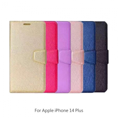 ALIVO Apple iPhone 14 Plus 蠶絲紋皮套