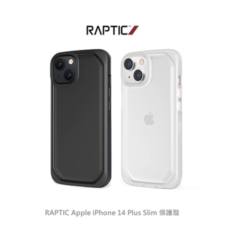 RAPTIC Apple iPhone 14 Plus Slim 保護殼 #防震 #軍規防摔#防變黃