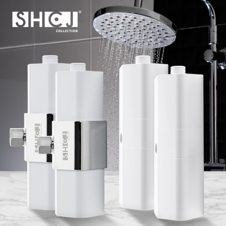 【SHCJ生活采家】加量型七級過濾沐浴淨水器（2器心＋2濾心）#99450
