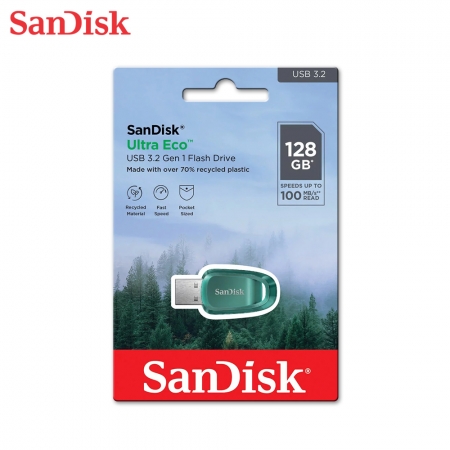 SanDisk Ultra Eco CZ96【128GB】USB 3.2 隨身碟 讀取速度高達100MB/s（SD-CZ96-128G）