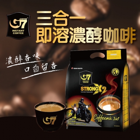 【越南】G7三合一即溶濃醇咖啡 24入（袋裝） （4包）