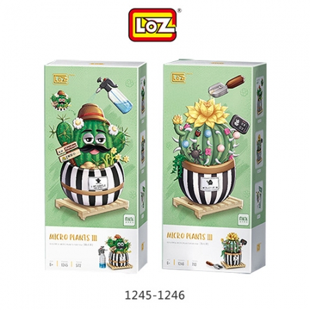 LOZ mini 鑽石積木-1245-1246 療育植物系列