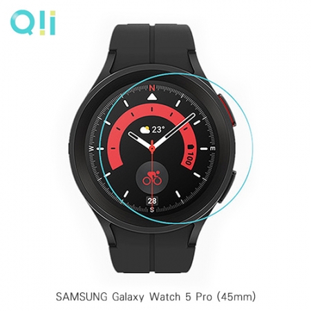 Qii SAMSUNG Galaxy Watch 5 Pro （45mm） 玻璃貼 （兩片裝）