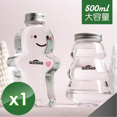 【QiMart】聖誕造型擴香精油補充瓶（2款瓶身隨機出貨）-500ml/瓶x1瓶