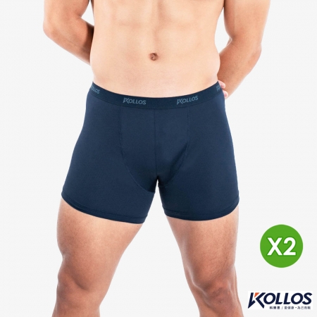 科樂思KOLLOS 洸動能男款健康樂活內褲 （夜幕藍x2件）