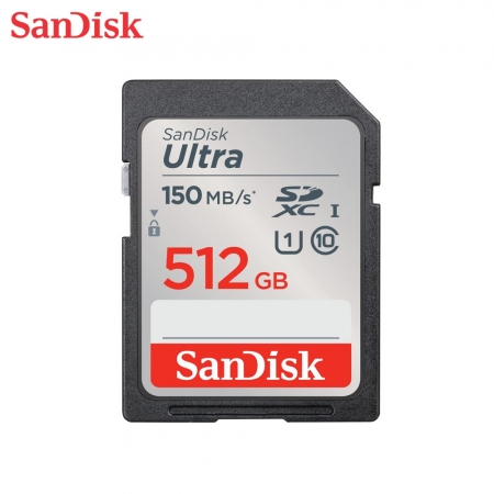 SanDisk Ultra 512GB SDXC C10 UHS-I 讀取速度高達150MB/s 相機記憶卡 公司貨（SD-SDUNC-512G）